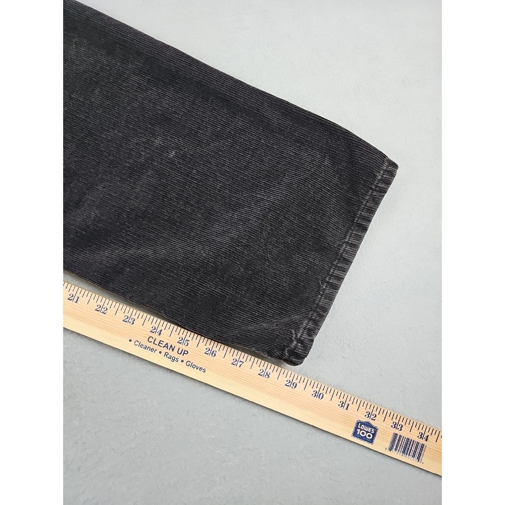 GAP Corduroy Pants Men's 35x29 Black Straight Fit Vintage Y2K Grunge Skater - Picture 7 of 7